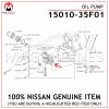 15010-35F01 NISSAN GENUINE OIL PUMP CA18DET 1.8 LTR 1501035F01