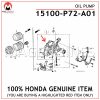 15100-P72-A01 HONDA GENUINE OIL PUMP B18C B18C1 VTEC 1.8 LTR 15100P72A01