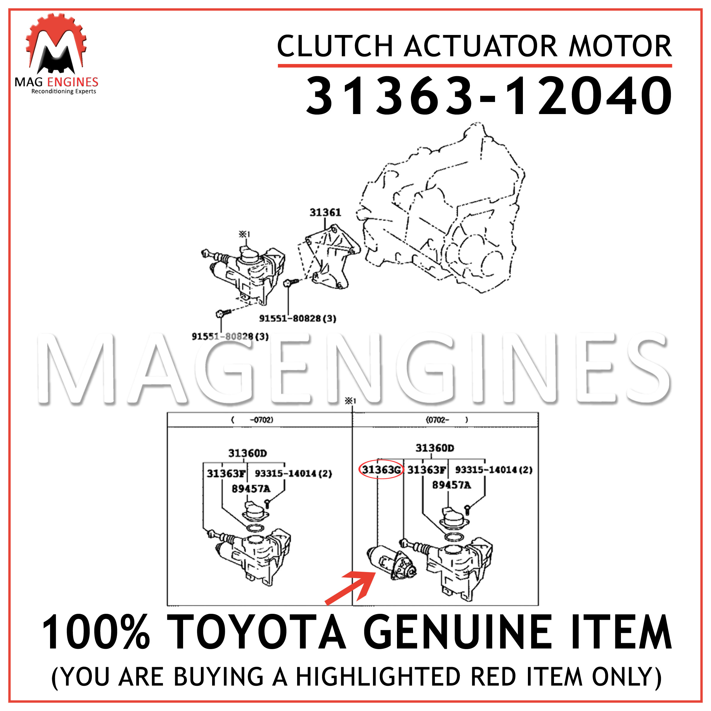 Ting Ting TTRS store Modification Clutch Motor Kit 31363-12040