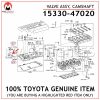 15330-47020 TOYOTA GENUINE VALVE ASSY, CAMSHAFT TIMING OIL CONTROL 1533047020