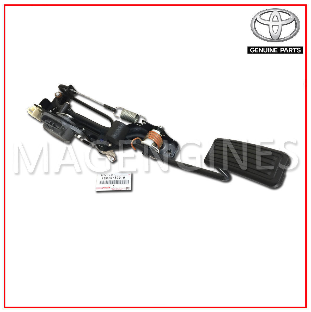 Toyota 78119-48010 Accelerator Pedal Rod Stopper 