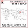 55154-30P00-NISSAN-GENUINE-BALL-JOINT-ASSY-REAR-AXLE-5515430P00