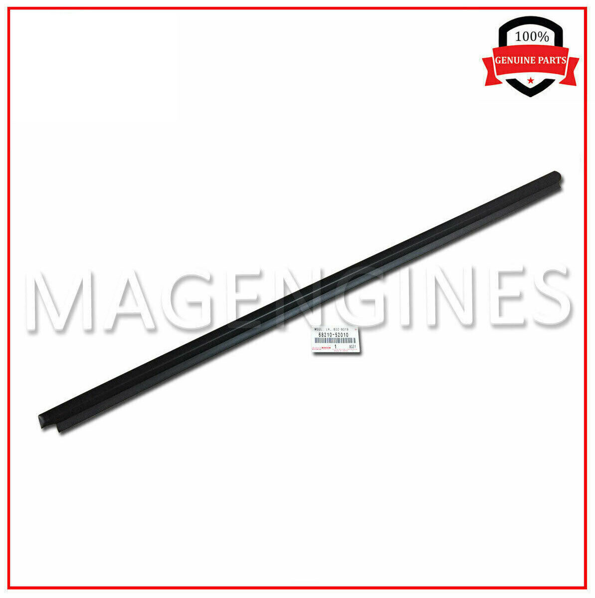 TOYOTA Genuine 68210-0D160 Door Glass Weatherstrip Assembly