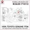 82620-71012 TOYOTA GENUINE FUSIBLE LINK BLOCK ASSY 8262071012
