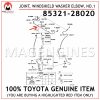 85321-28020 TOYOTA GENUINE JOINT, WINDSHIELD WASHER ELBOW, NO.1 8532128020