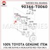 90366-T0060 TOYOTA GENUINE TAPERED ROL BEARING 90366T0060