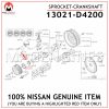 13021-D4200-NISSAN-GENUINE-CRANKSHAFT-SPROCKET-13021D4200