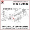 13021-VB302-NISSAN-GENUINE-SPROCKET-CRANKSHAFT-GEAR-13021VB302