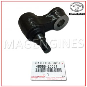 48066-20061 TOYOTA GENUINE ARM SUB-ASSY, FRONT SUSPENSION CAMBER CONTROL, RH/LH