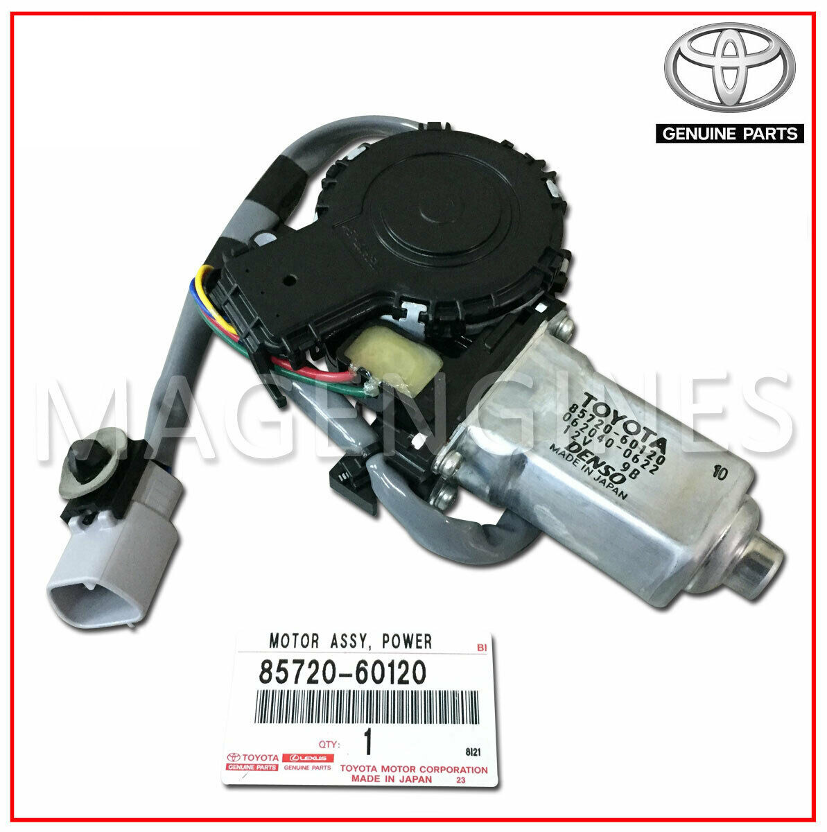 Toyota 85720-60130 Power Window Motor