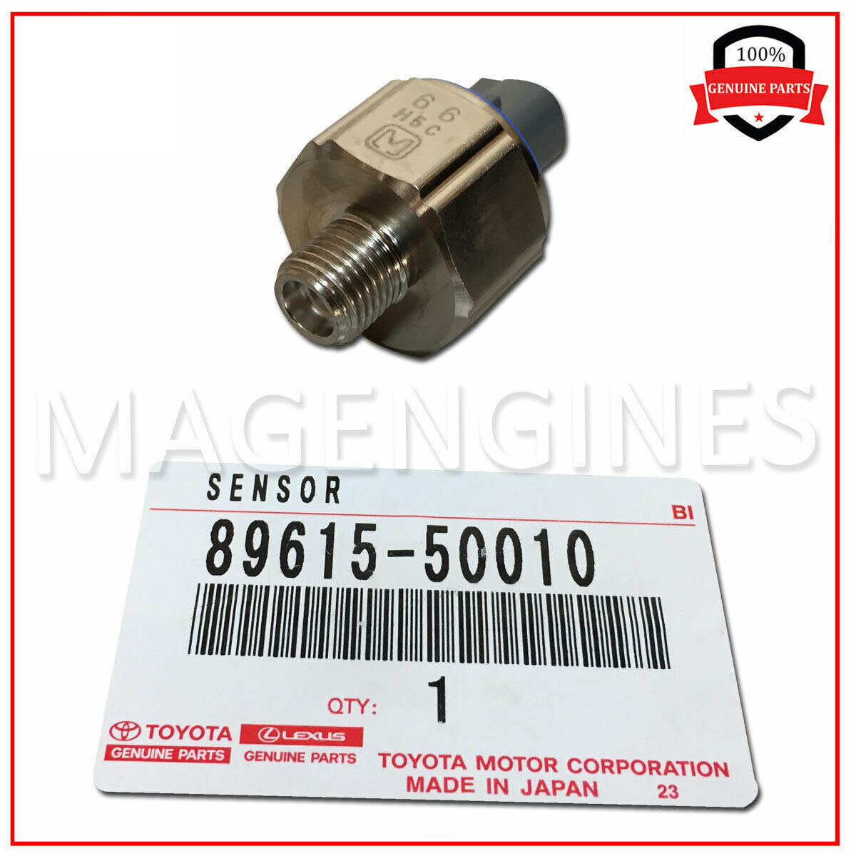 Genuine OEM DENSO 89615-50010 Knock Sensor for Toyota Lexus 89615-50010 