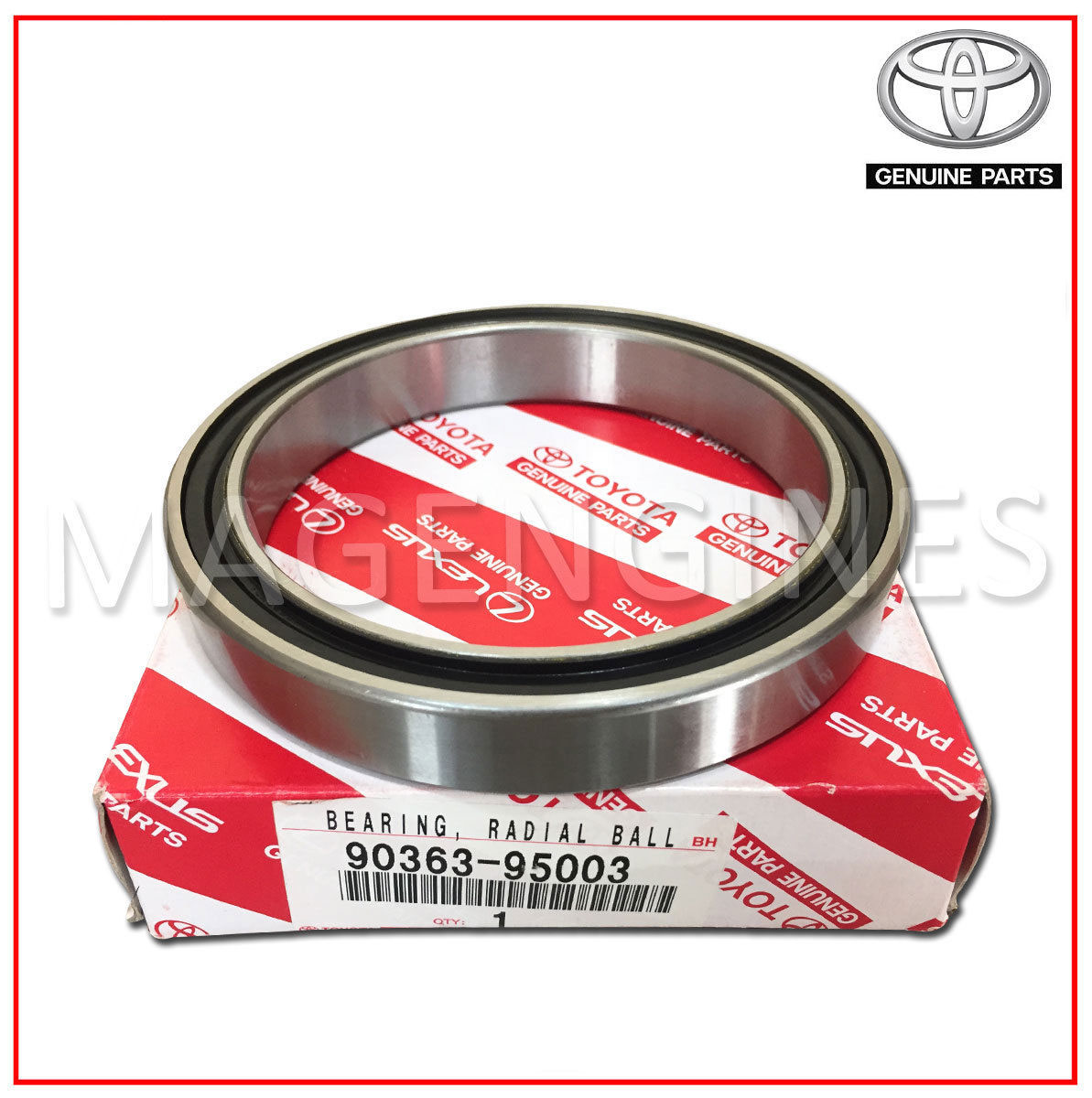 radial ball for transmission coupling 903639 no.1 90363-95003 Toyota Bearing 