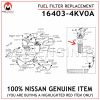 16403-4KV0A-NISSAN-GENUINE-FUEL-FILTER-REPLACEMENT-164034KV0A
