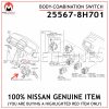 25567-8H701-NISSAN-GENUINE-BODY-COMBINATION-SWITCH-255678H701