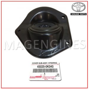 45025-0K040 TOYOTA GENUINE STEERING COLUMN HOLE COVER SUB-ASSY, NO.1