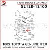 52128-12100 TOYOTA GENUINE FRONT BUMPER STAY SPACER 5212812100
