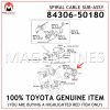 84306-50180 TOYOTA GENUINE SPIRAL CABLE SUB-ASSY 8430650180