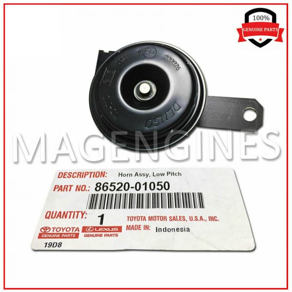 For Toyota Corolla Highlander Pitched Horn Assy Genuine 86520-01050