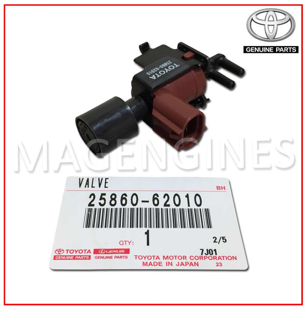 toyota connector 11149 vacuum switching valve vsv 25860-62010 2586062010 a299