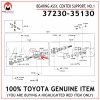 37230-35130 TOYOTA GENUINE BEARING ASSY, CENTER SUPPORT, NO.1 3723035130