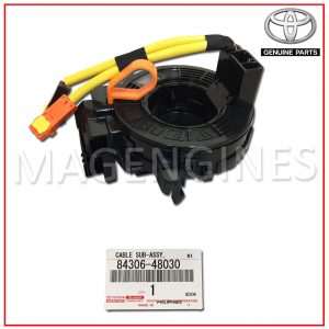 84306-48030-TOYOTA-GENUINE-AIR-BAG-SPIRAL-CABLE-CLOCK-SPRING