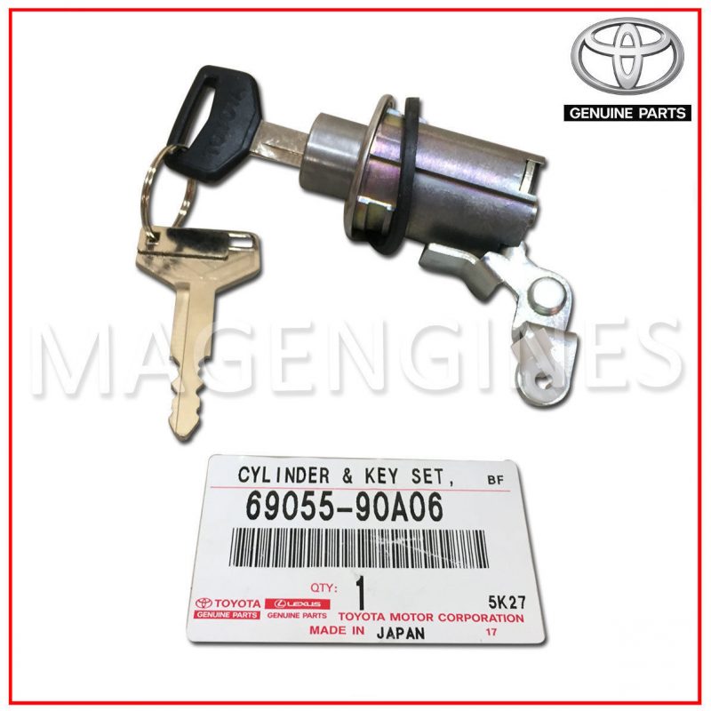 Genuine Toyota 69503-13905 Lock Cylinder Set 