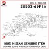 30502-69F1A-NISSAN-GENUINE-BEARING-CLUTCH-RELEASE-3050269F1A
