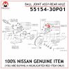 55154-30P01-NISSAN-GENUINE-REAR-AXLE-BALL-JOINT-ASSY-5515430P01