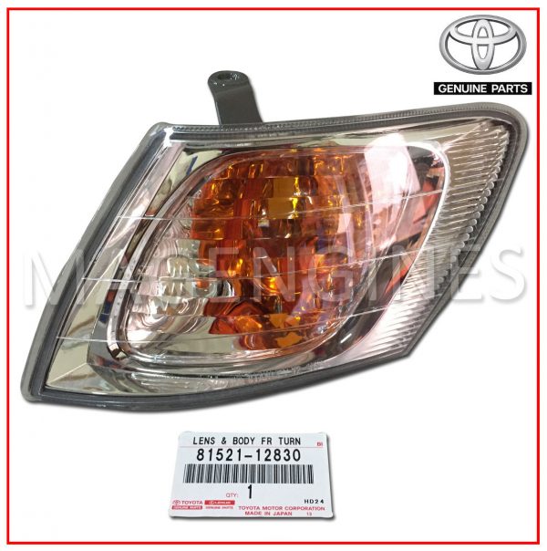 81521-12830 TOYOTA GENUINE LAMP ASSY, FRONT TURN SIGNAL, LH