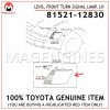 81521-12830 TOYOTA GENUINE LENS, FRONT TURN SIGNAL LAMP, LH 8152112830
