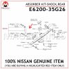 E6200-35G26-NISSAN-GENUINE-REAR-ABSORBER-KIT-SHOCK-E620035G26
