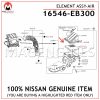 16546-EB300-NISSAN-GENUINE-AIR-FILTER-ELEMENT-ASSY-16546EB300