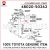 48020-50262-TOYOTA-GENUINE-CYLINDER-ASSY,-PNEUMATIC,-FRONT-LH-W-SHOCK-ABSORBER 4802050262