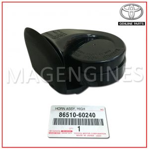 86510-60240 TOYOTA GENUINE HORN ASSY, HIGH PITCHED