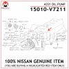 15010-V7211-NISSAN-GENUINE-OIL-PUMP-15010V7211