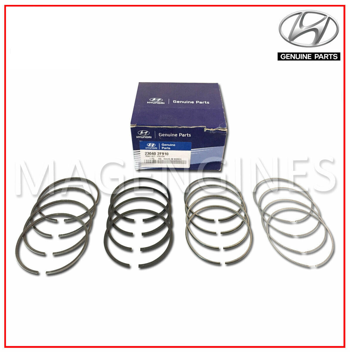 Genuine Hyundai 23040-35906 Piston Ring Set 
