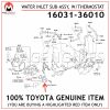 16031-36010 TOYOTA GENUINE WATER INLET SUB-ASSY, WTHERMOSTAT 1603136010