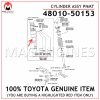 48010-50153 TOYOTA GENUINE CYLINDER ASSY, PNEUMATIC, FRONT RH W/SHOCK ABSORBER 4801050153