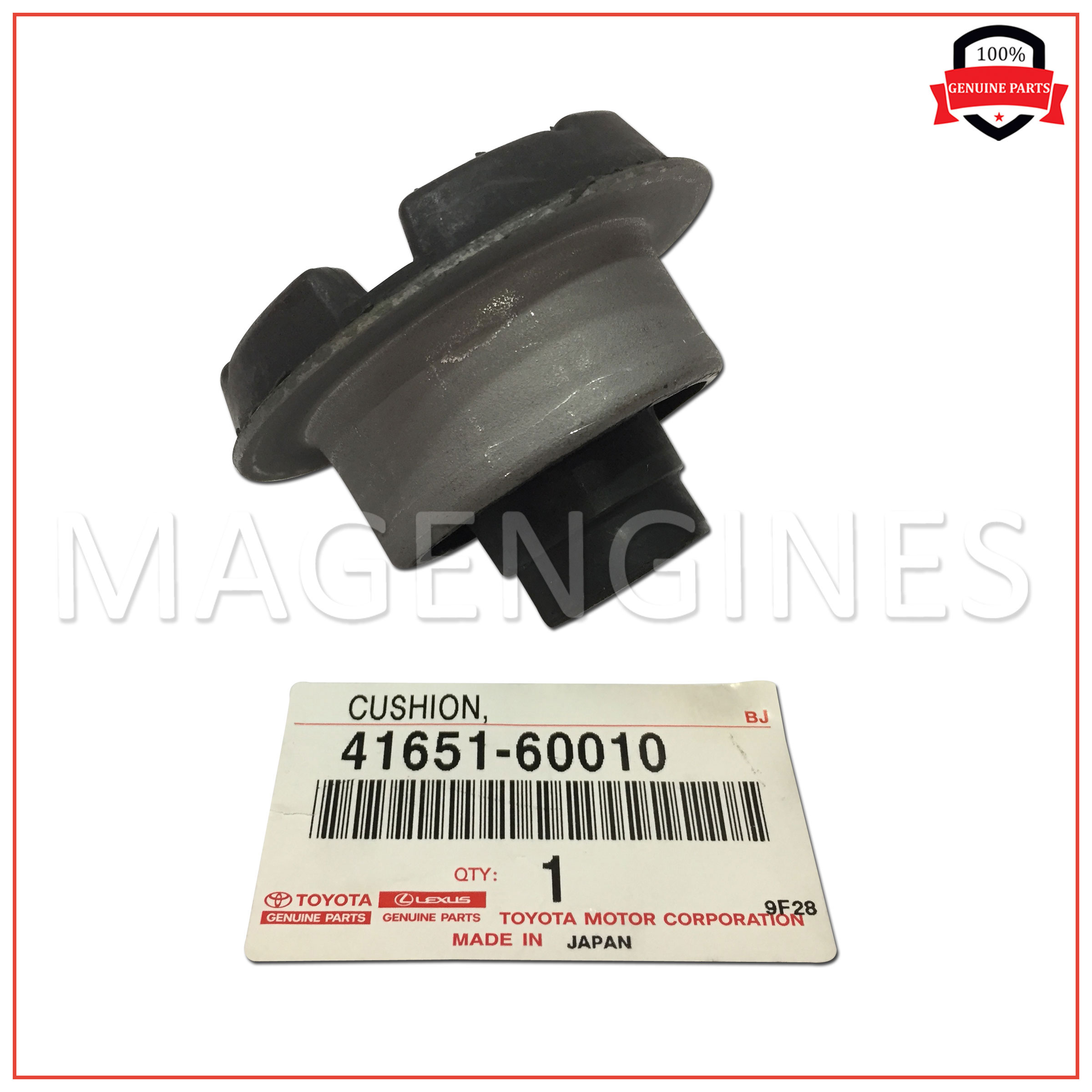 LOWER 41654-60010 OEM 4165460010 GENUINE Toyota STOPPER DIFFERENTIAL MOUNT