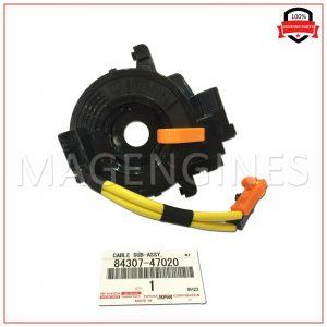 84307-47020-TOYOTA-GENUINE-CABLE-SUB-ASSY,-SPIRAL