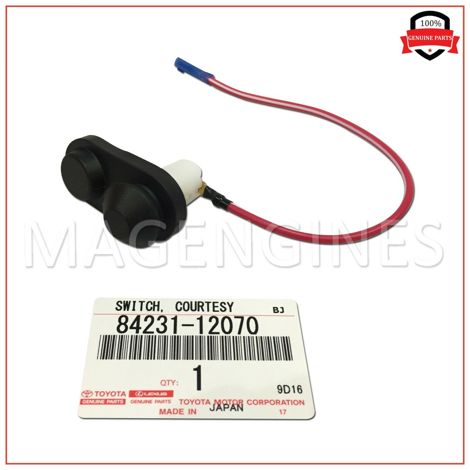 COURTESY LAMP 84231-12070 GENUINE OEM SWITCH ASSY 8423112070 FOR FRONT DOOR