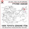77350-42020 TOYOTA GENUINE LID ASSY, FUEL FILLER OPENING 7735042020