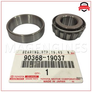 90368-19037 TOYOTA GENUINE BEARING (FOR FRONT AXLE HUB OUTER), RHLH
