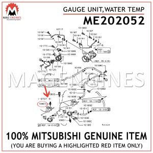 ME202052-MITSUBISHI-GENUINE-GAUGE-UNIT,WATER-TEMP