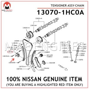 13070-1HC0A-NISSAN-GENUINE-TENSIONER-ASSY-CHAIN-130701HC0A