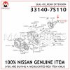 33140-7S110-NISSAN-GENUINE-SEAL-OIL,-REAR-EXTENSION-331407S110