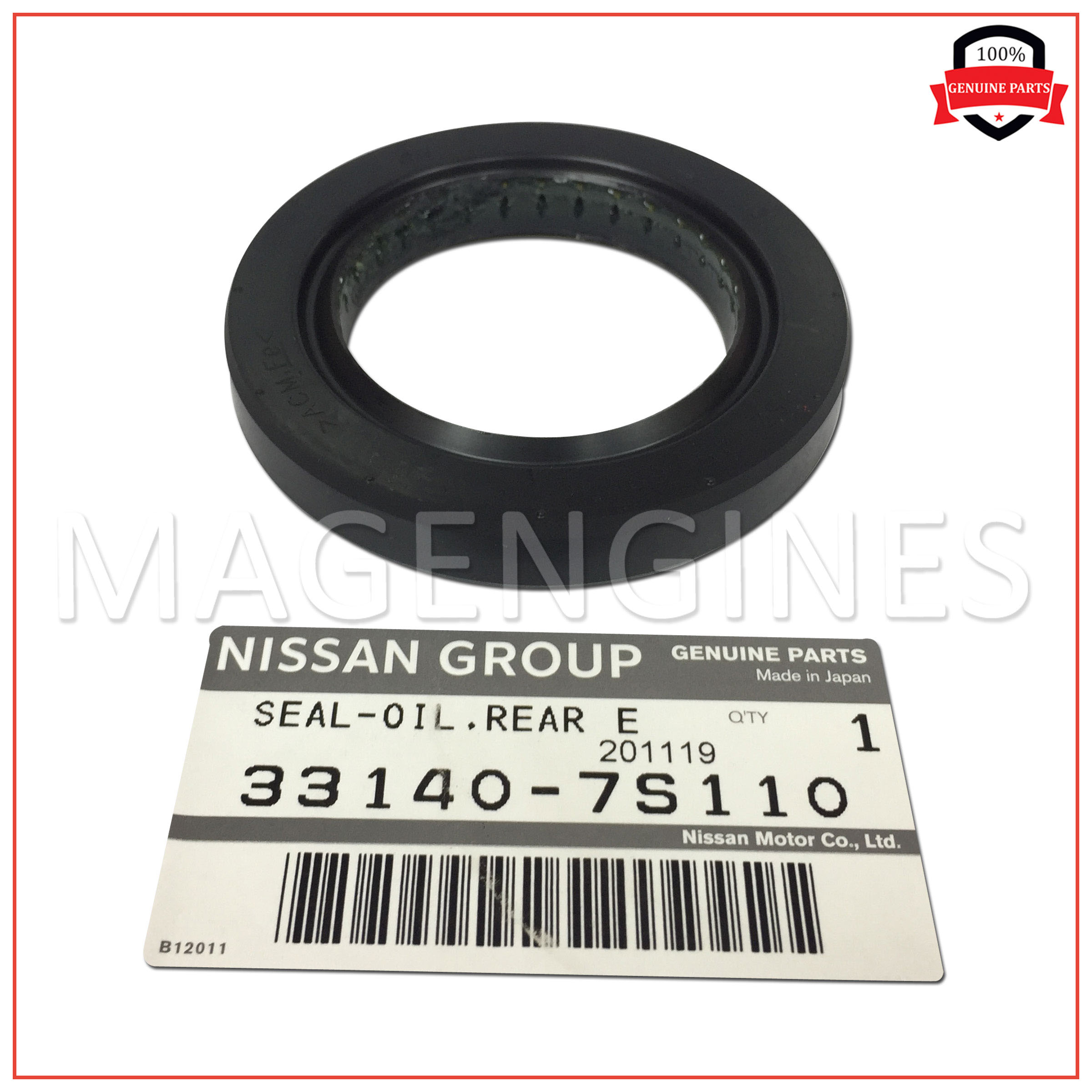331407S110 Genuine Nissan SEAL-OIL,REAR EXTENSION 33140-7S110