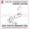 33820-42250 TOYOTA GENUINE CABLE ASSY, TRANSMISSION CONTROL 3382042250