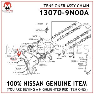 13070-9N00A-NISSAN-GENUINE-TENSIONER-ASSY-CHAIN-130709N00A