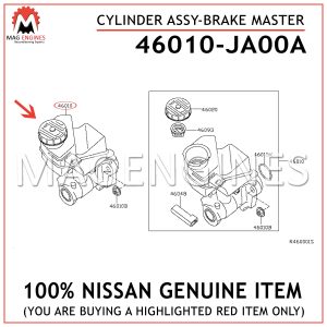 46010-JA00A NISSAN GENUINE CYLINDER ASSY-BRAKE MASTER